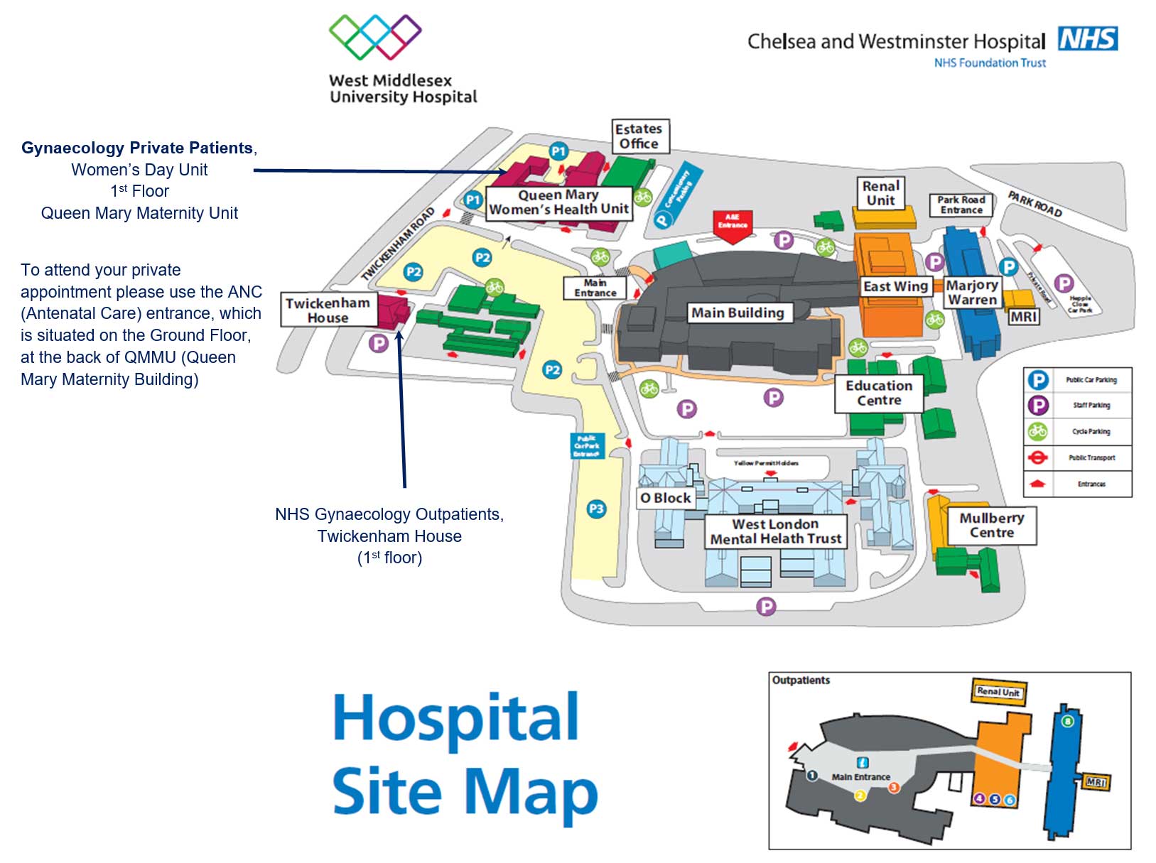 Elizabeth Owens Gynaecologist Hospital Map